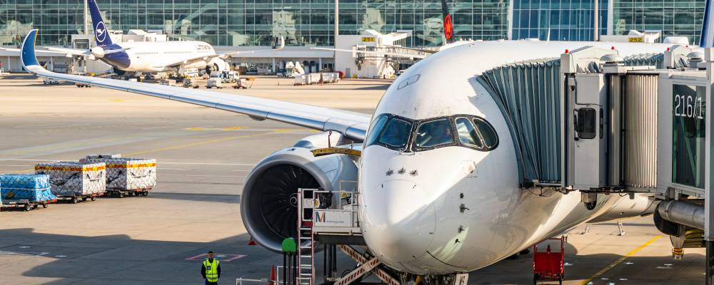 Aeroporto para exemplificar taxa de embarque
